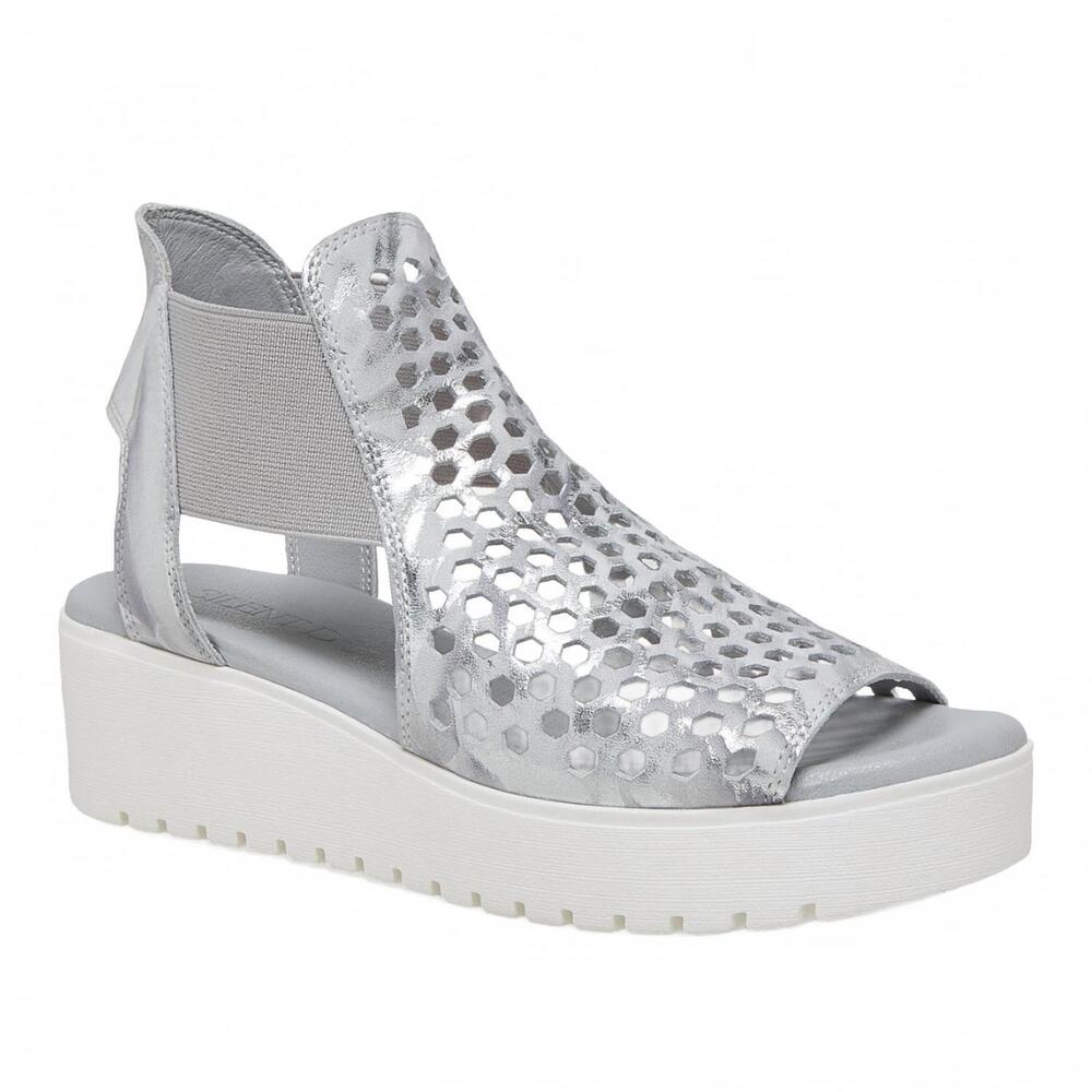 NEW SILENT D women's odeya sandal in cloudy mix leather